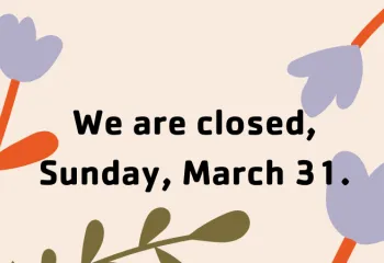 Closed March 31 text